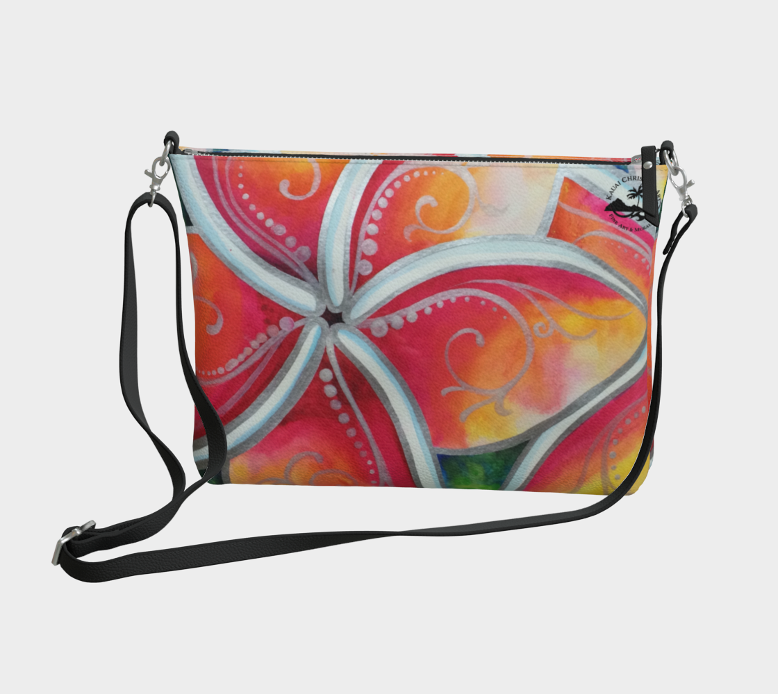 Plumeria Go Round Art Purse | Kaua‘i Christie’s Art
