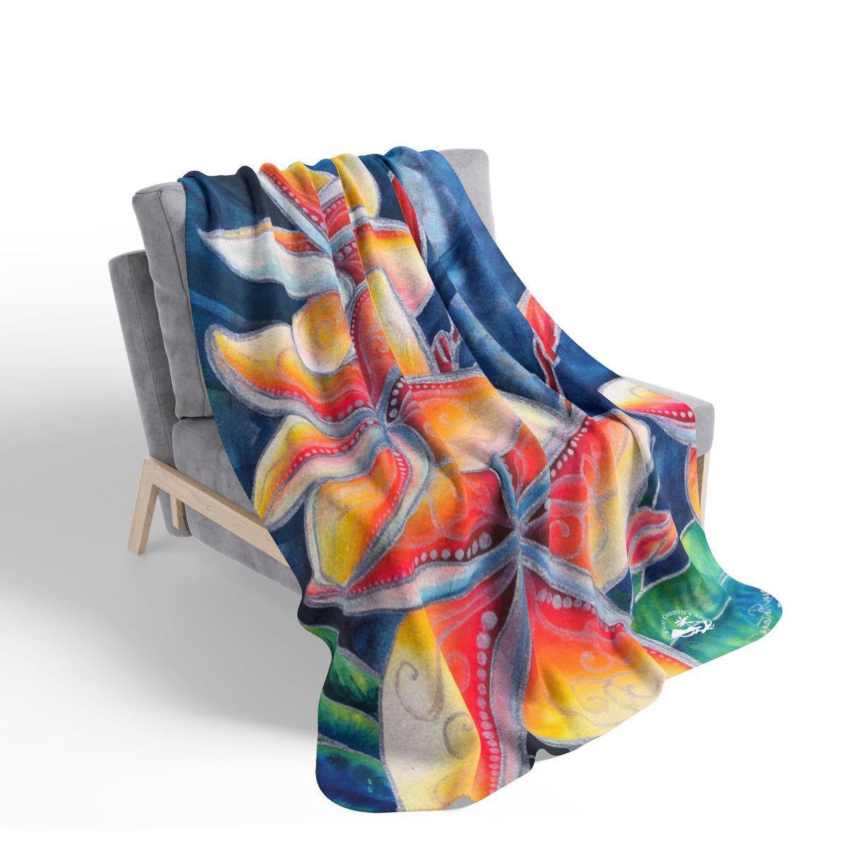 Earth Mana — Sherpa Fleece Blanket