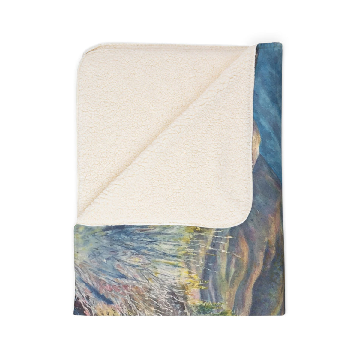 Mustangs Wild — Sherpa Fleece Blanket