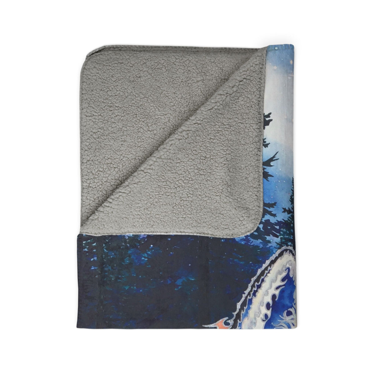 Spirit Fox — Sherpa Fleece Blanket