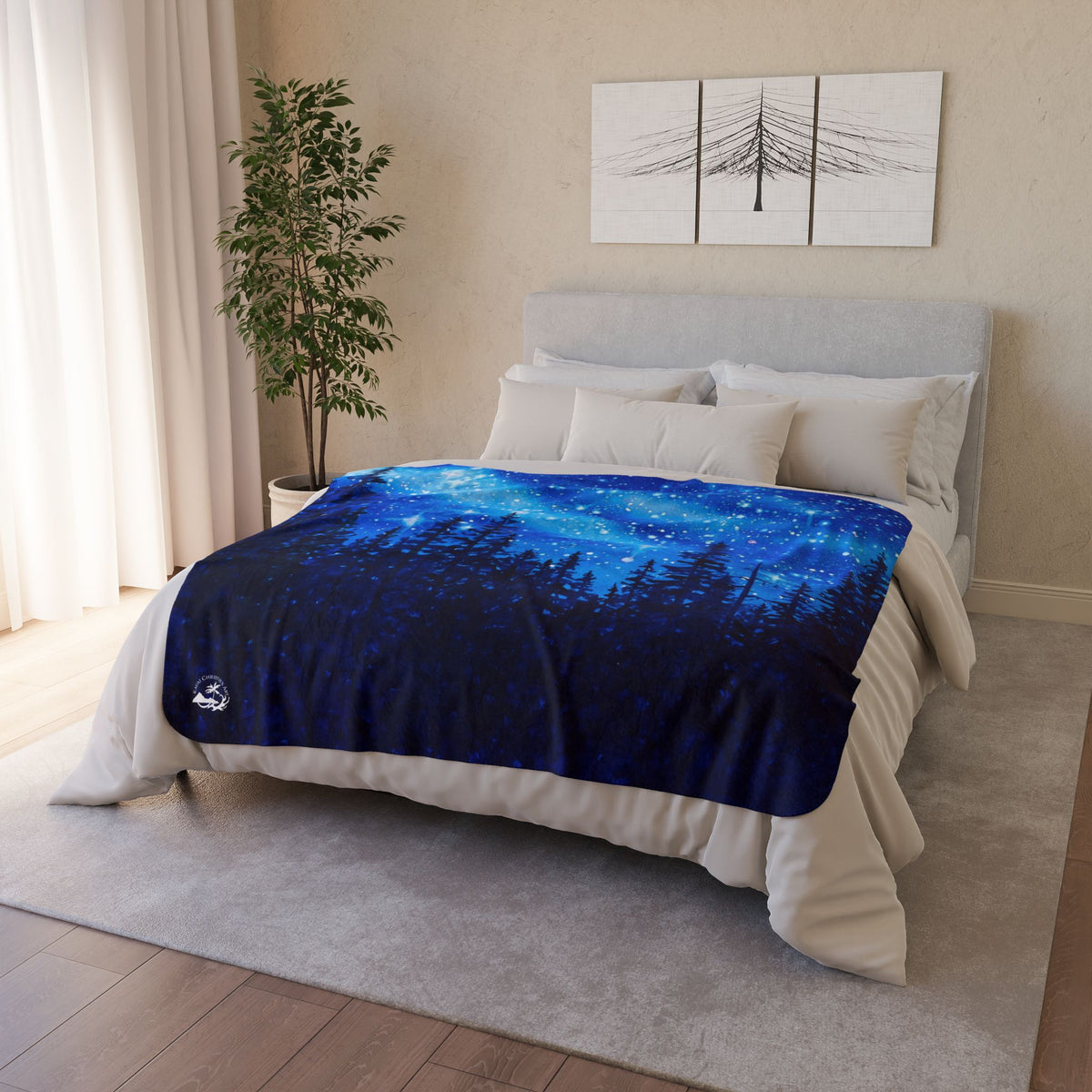 Chandelier of Stars — Sherpa Fleece Blanket