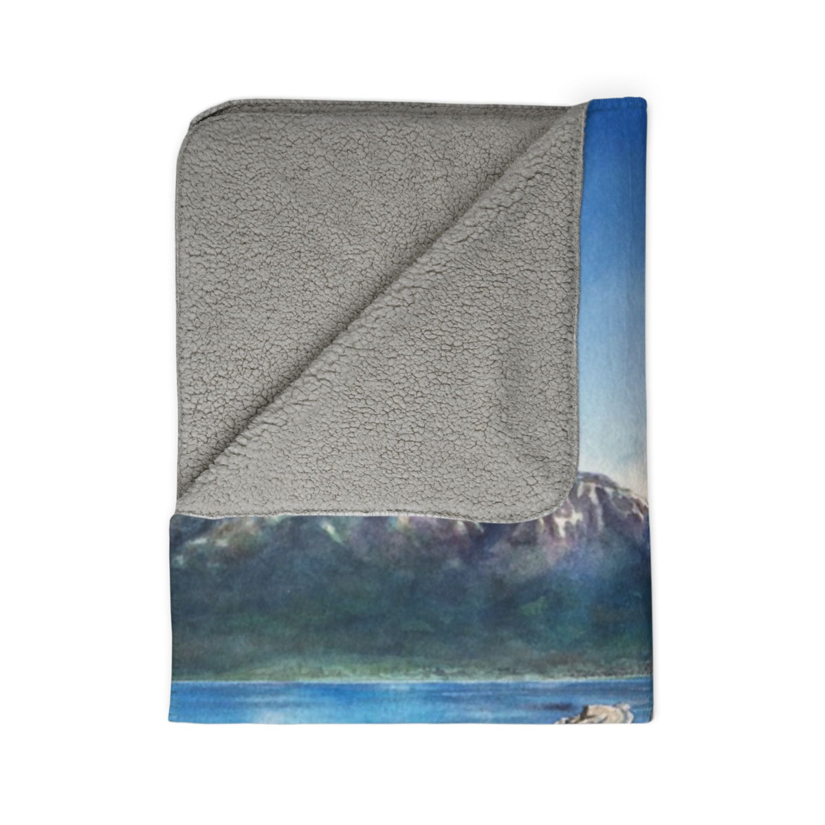 Clear Awakening — Sherpa Fleece Blanket