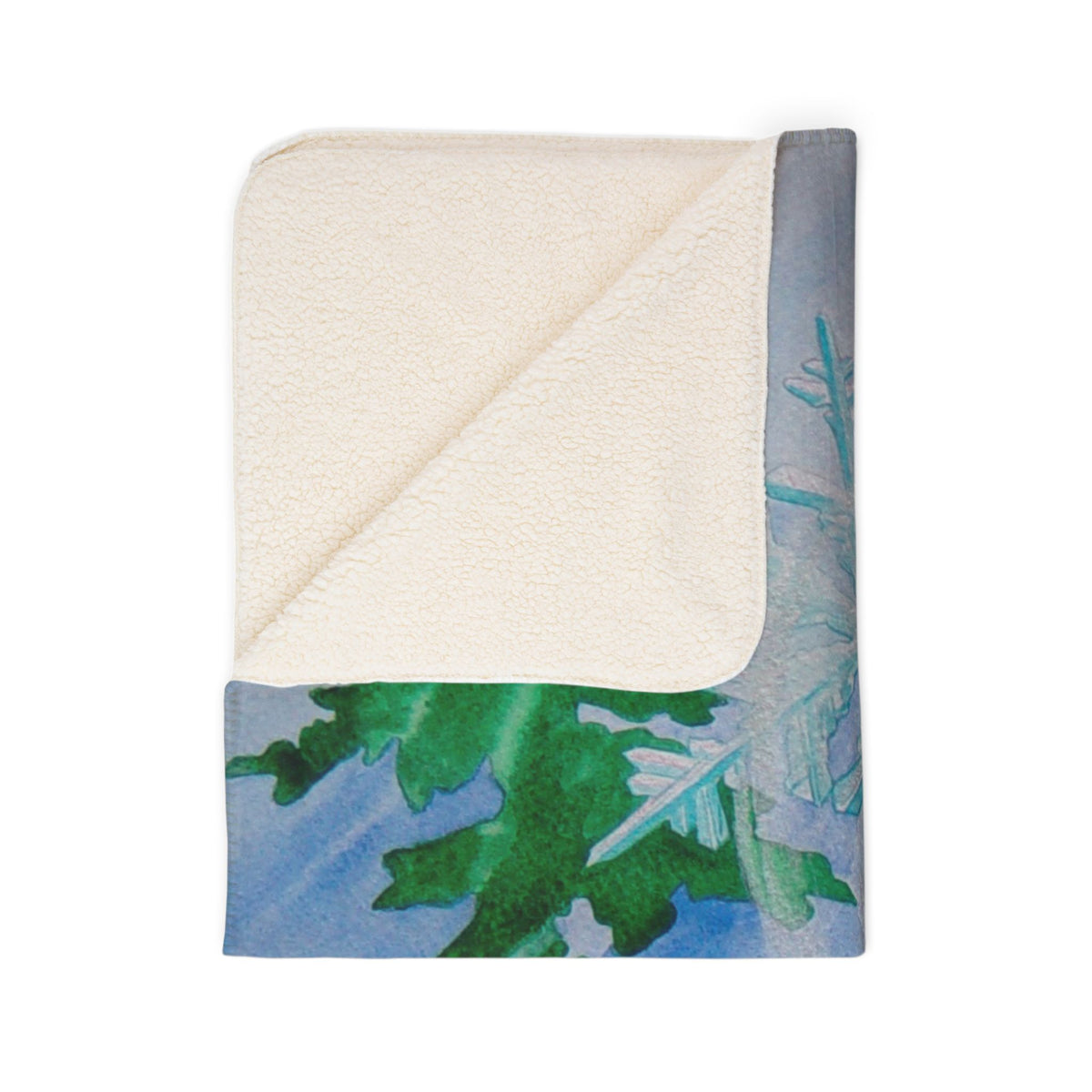 Snowflake Forest — Sherpa Fleece Blanke