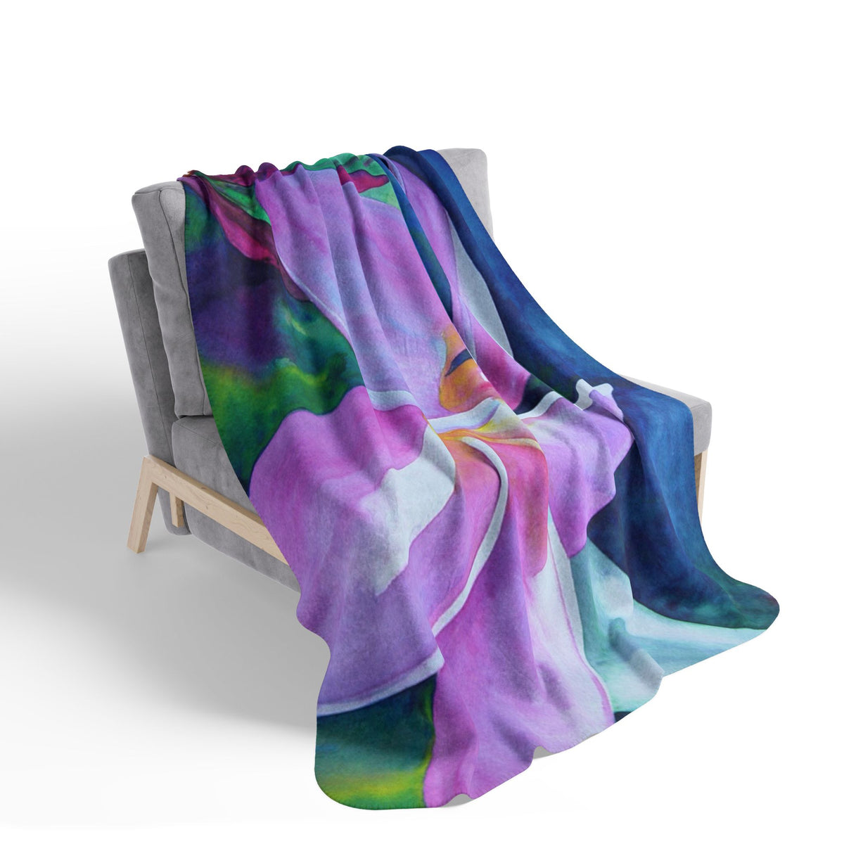 Blooming — Sherpa Fleece Blanket