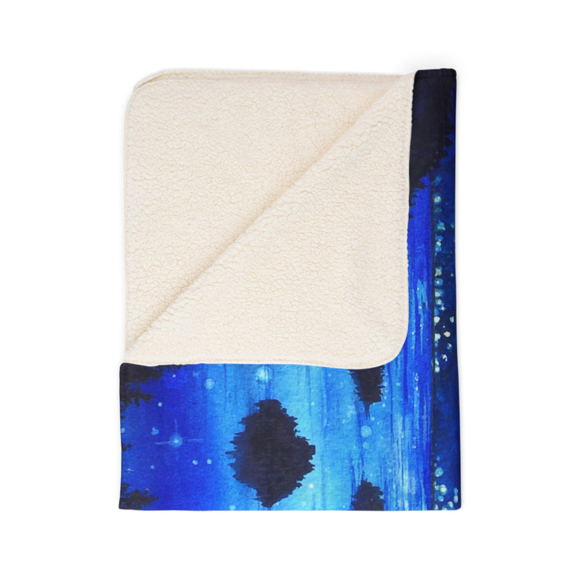 Emerald Nights — Sherpa Fleece Blanket