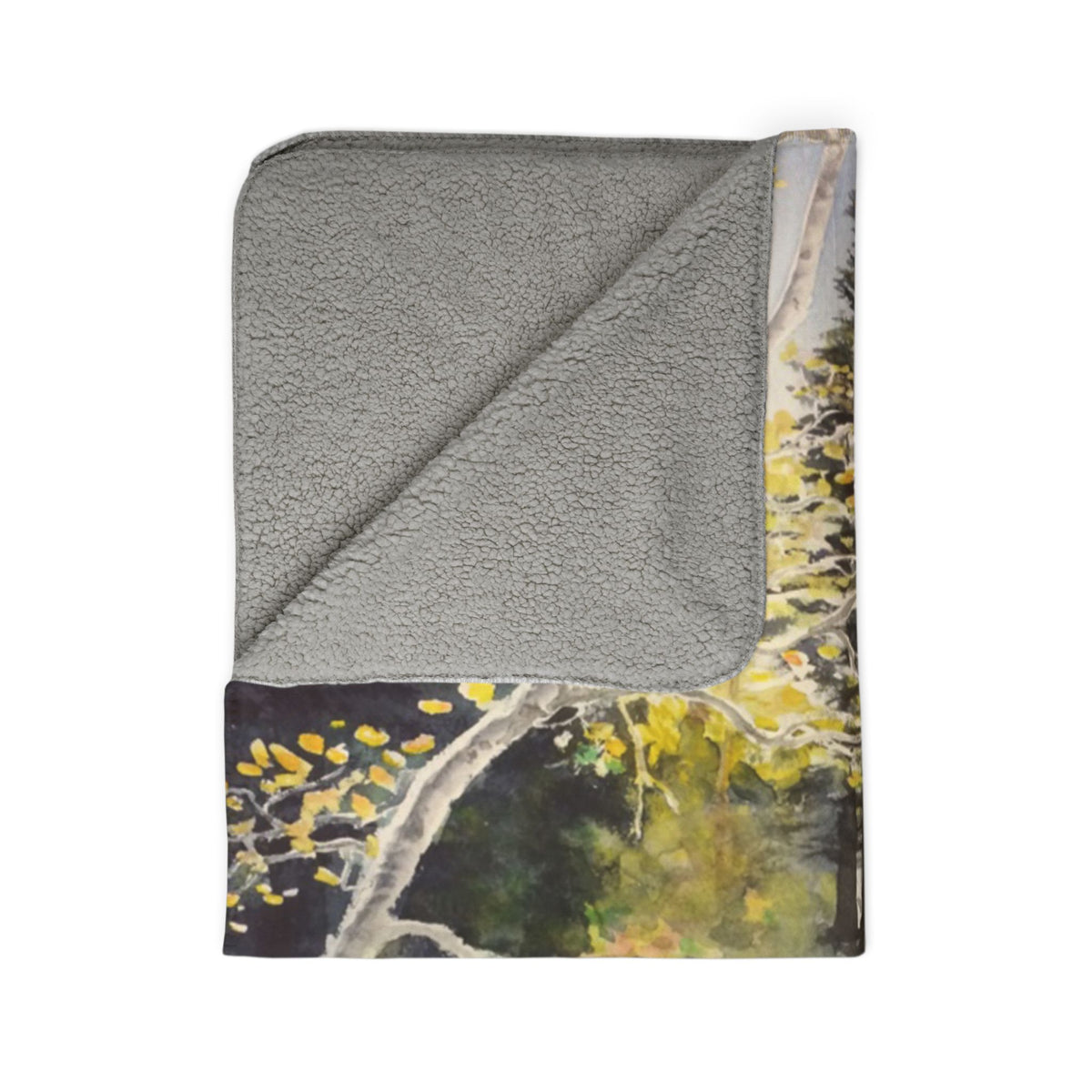 Tahoe Trail — Sherpa Fleece Blanket