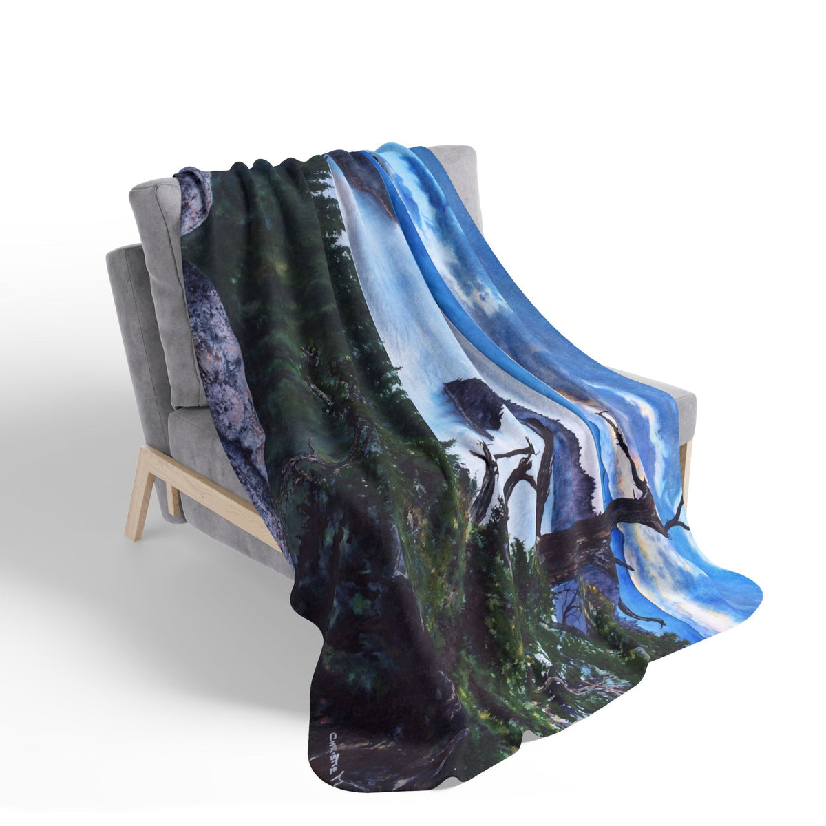 Sacred Shimmer — Sherpa Fleece Blanket