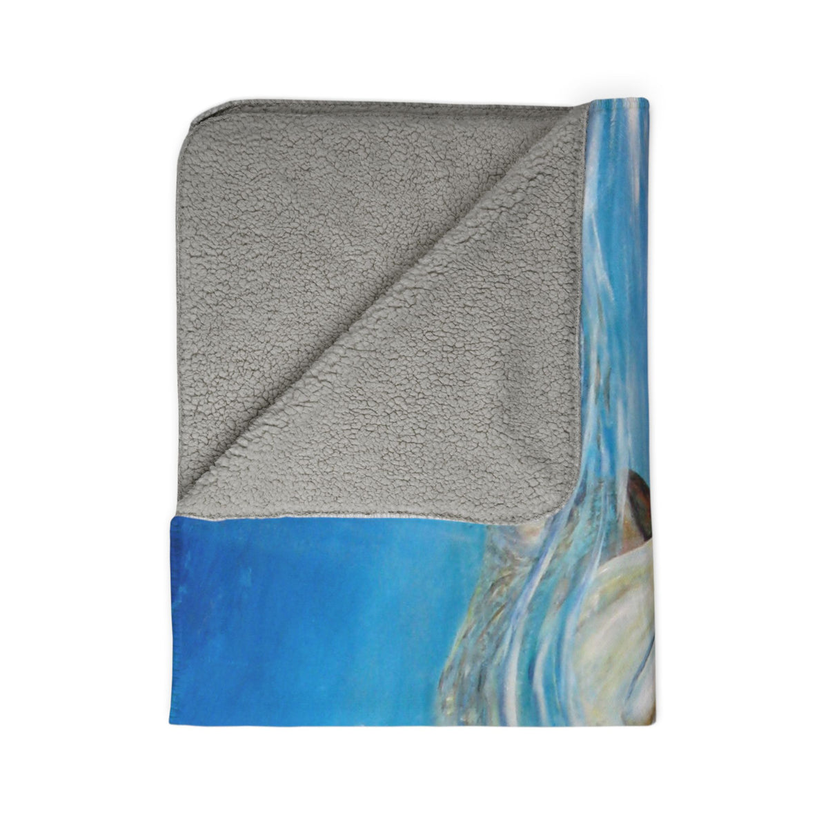 Peace of the Tropics — Sherpa Fleece Blanket