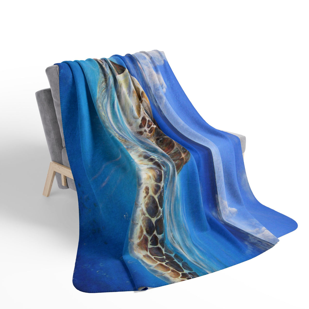 Peace of the Tropics — Sherpa Fleece Blanket