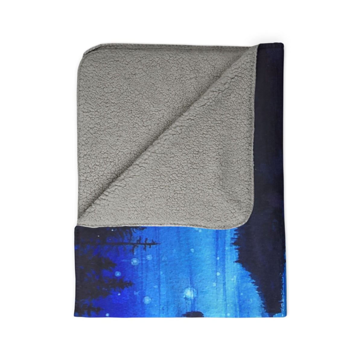 Emerald Nights — Sherpa Fleece Blanket