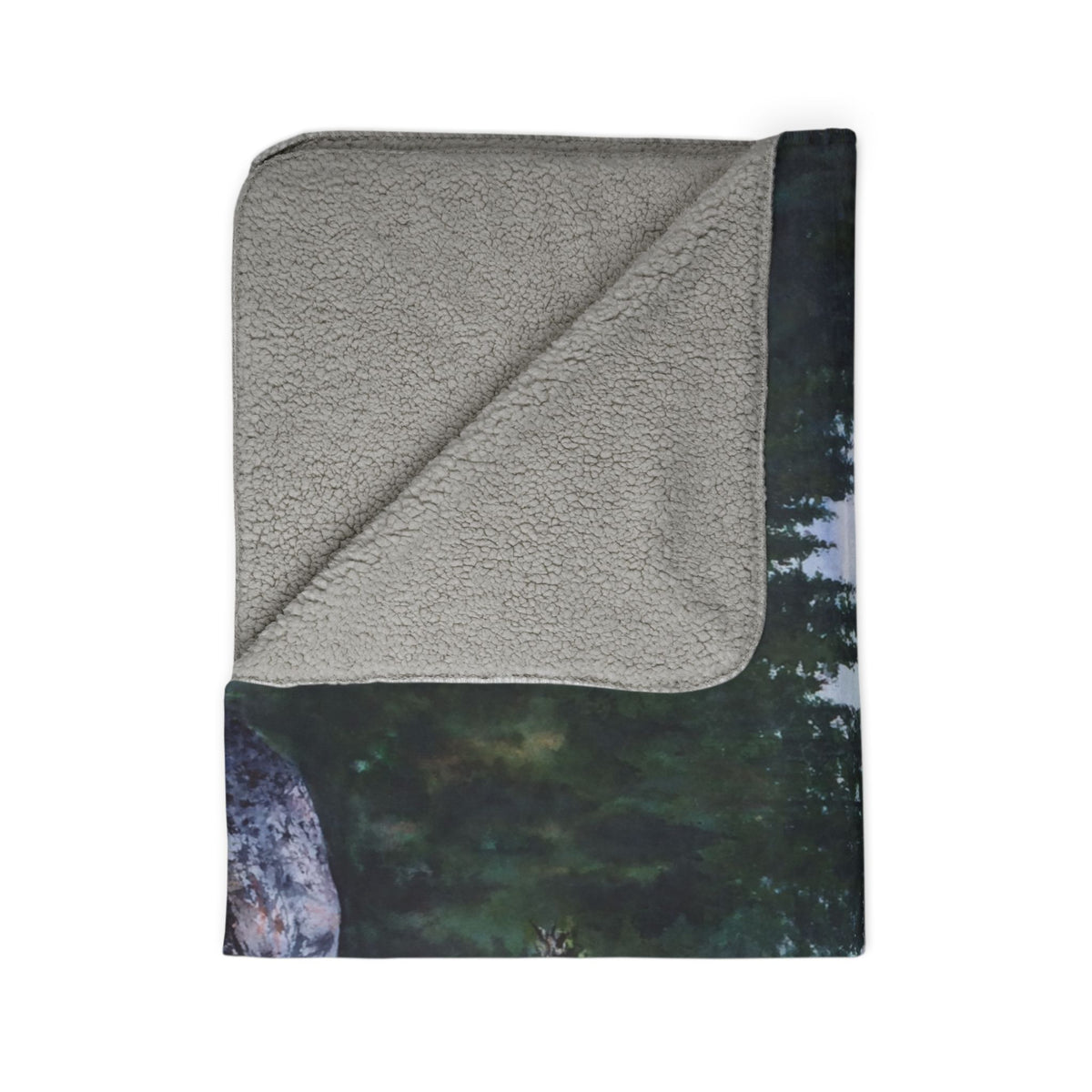Sacred Shimmer — Sherpa Fleece Blanket