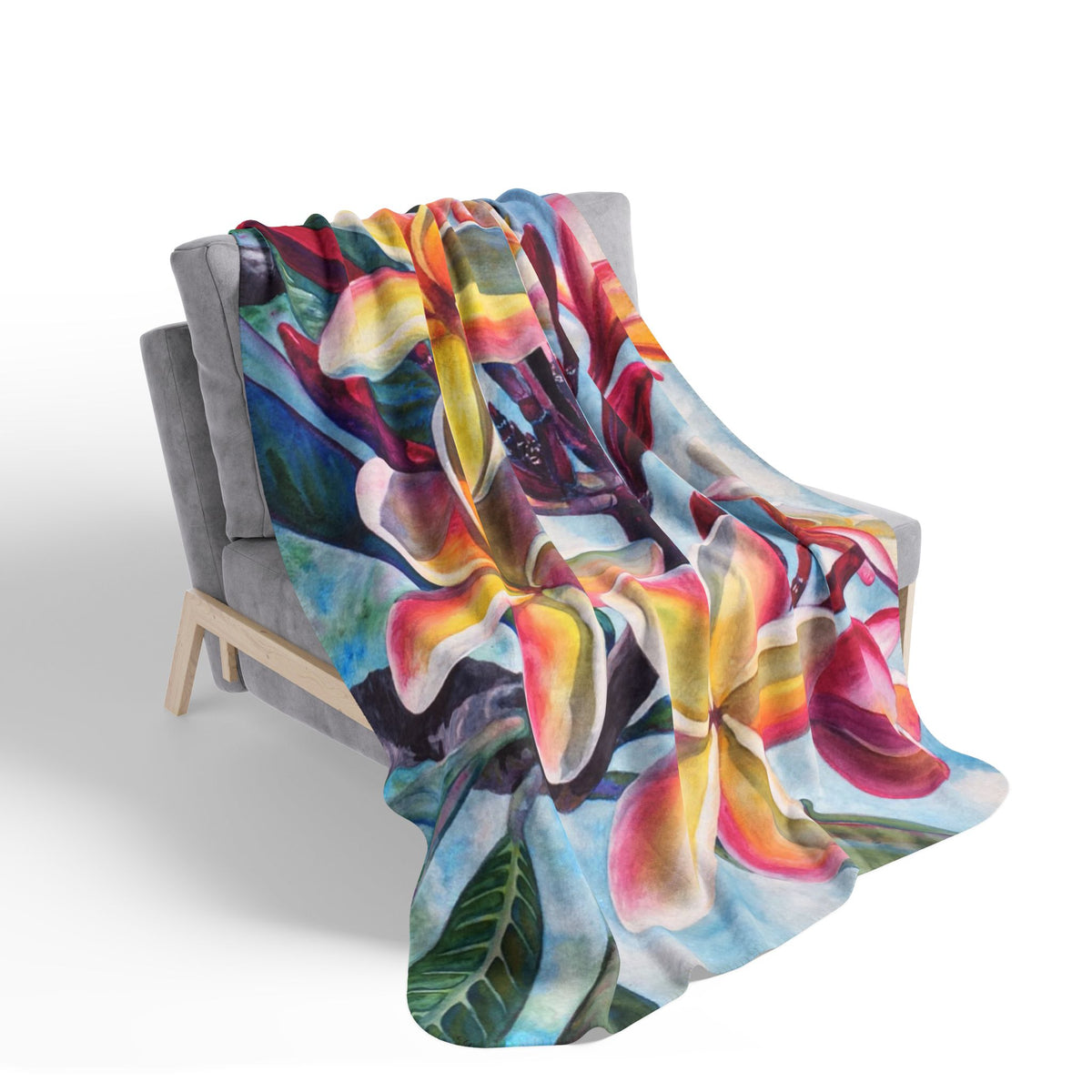 Laʻa Kea o Kekaha — Sherpa Fleece Blanket