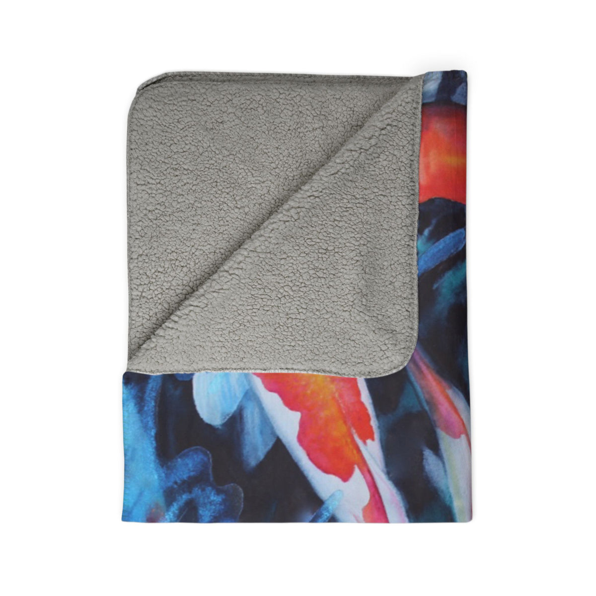 Coy Koi — Sherpa Fleece Blanket