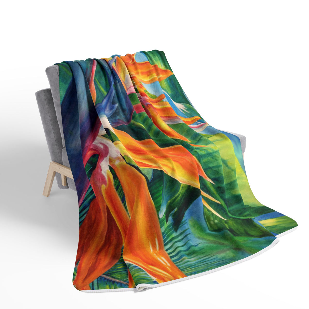 Tropical Paradise — Sherpa Fleece Blanket