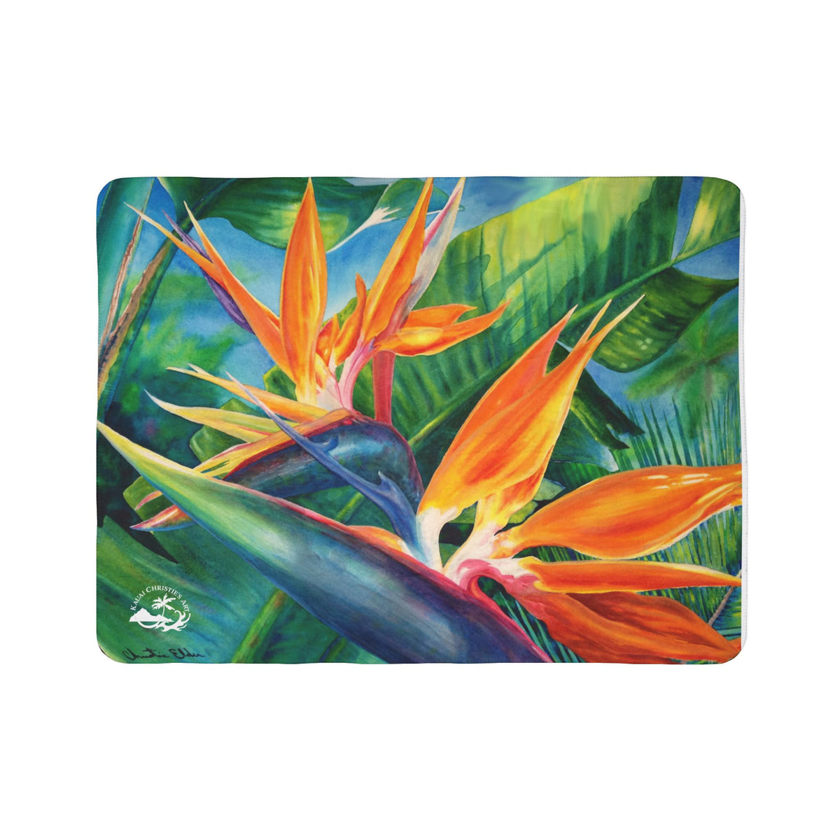 Tropical Paradise — Sherpa Fleece Blanket
