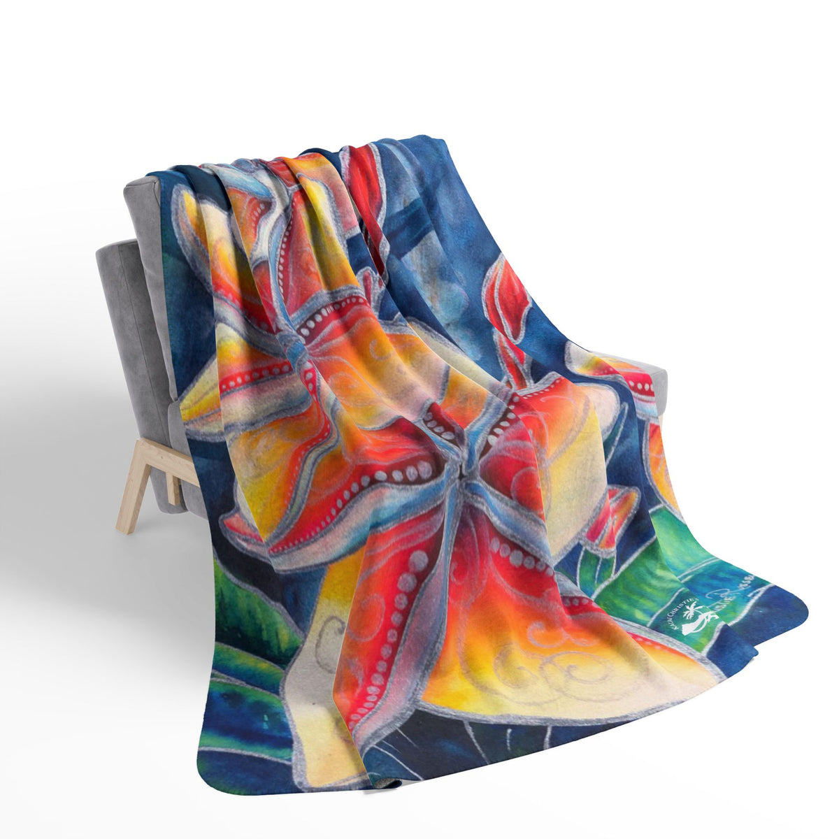 Earth Mana — Sherpa Fleece Blanket