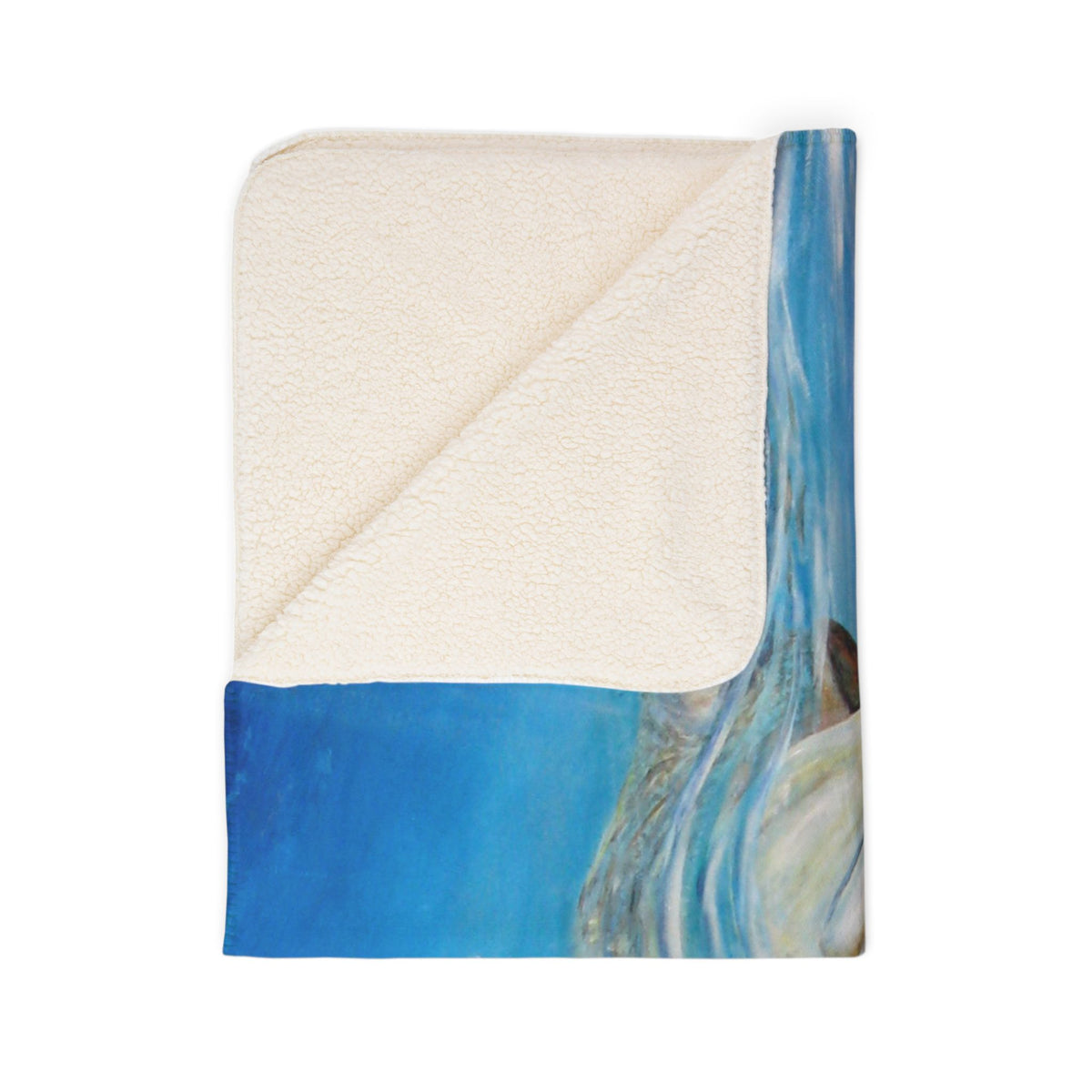 Peace of the Tropics — Sherpa Fleece Blanket