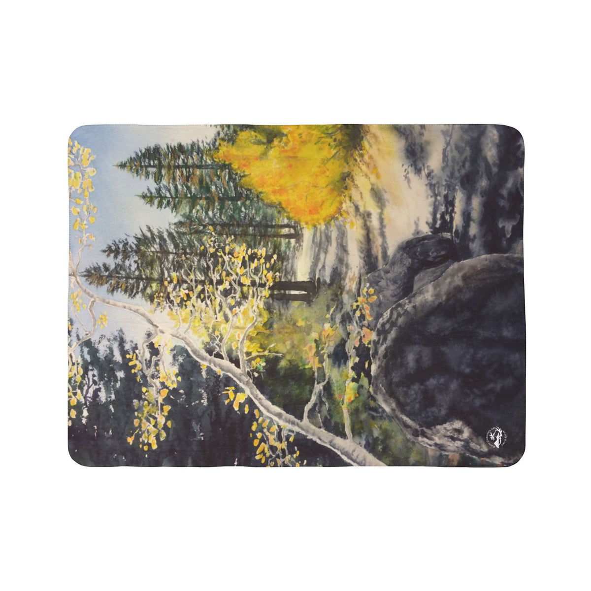 Tahoe Trail — Sherpa Fleece Blanket
