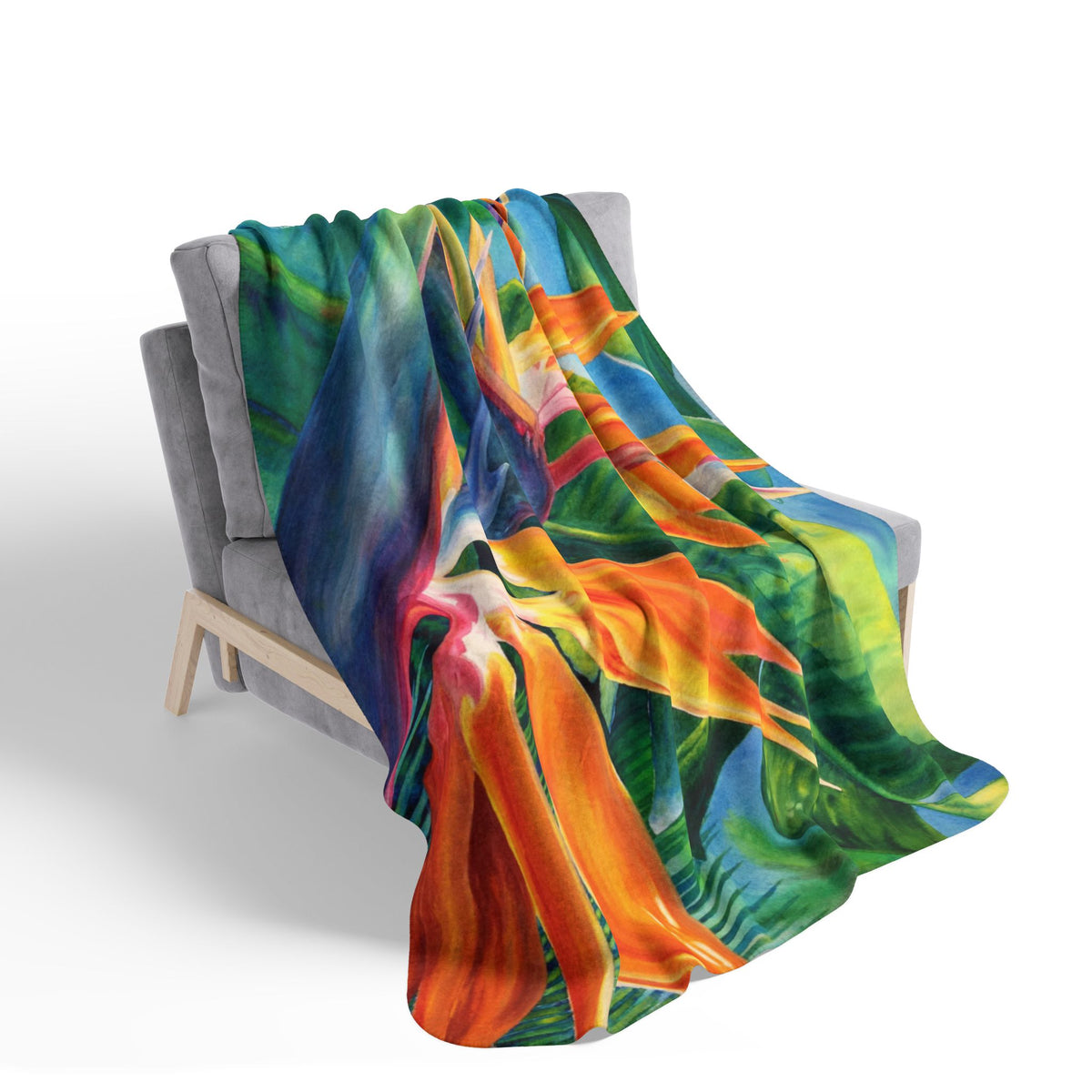 Tropical Paradise — Sherpa Fleece Blanket