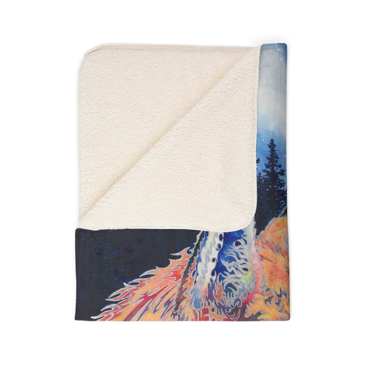 Spirit Fox — Sherpa Fleece Blanket