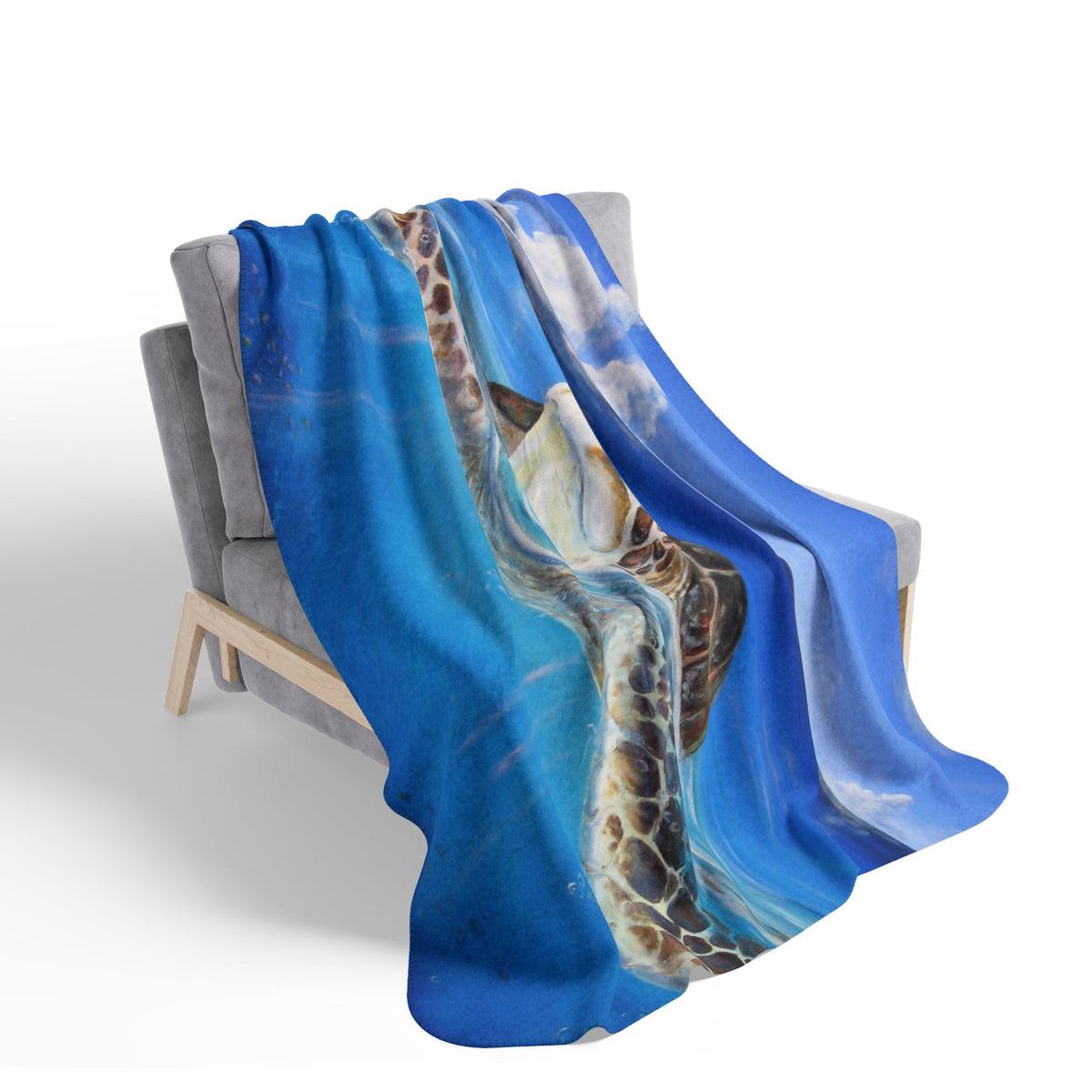 Peace of the Tropics — Sherpa Fleece Blanket