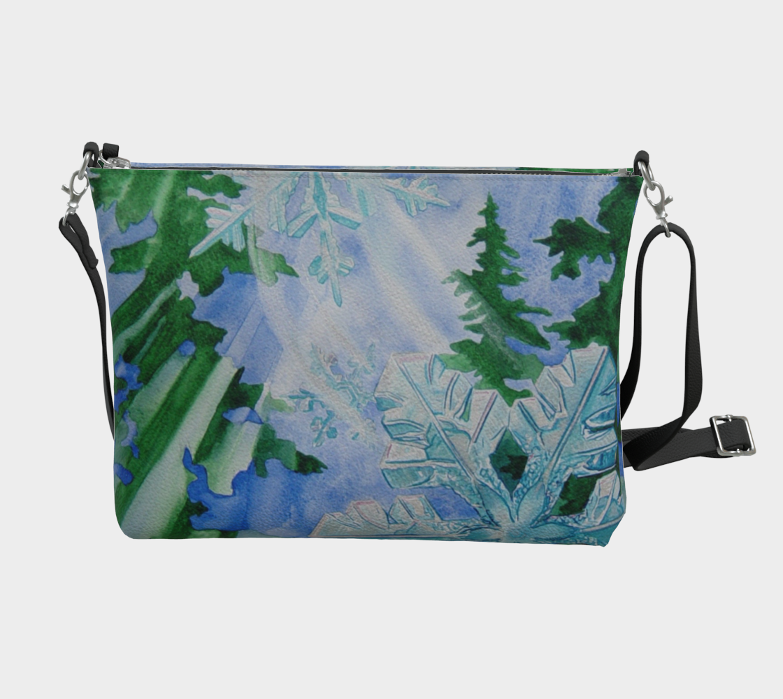 Snowflake Forest - Art Purse