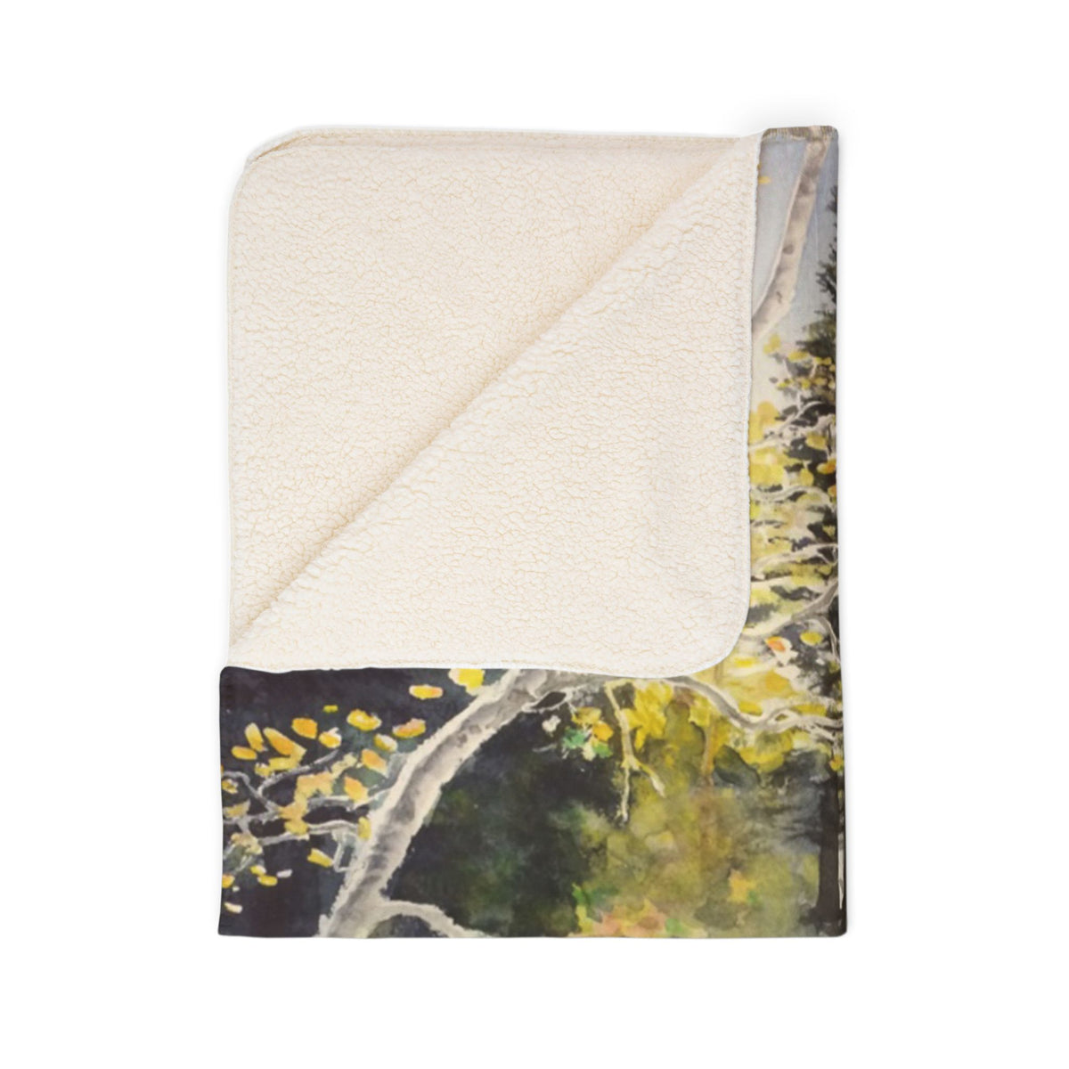 Tahoe Trail — Sherpa Fleece Blanket