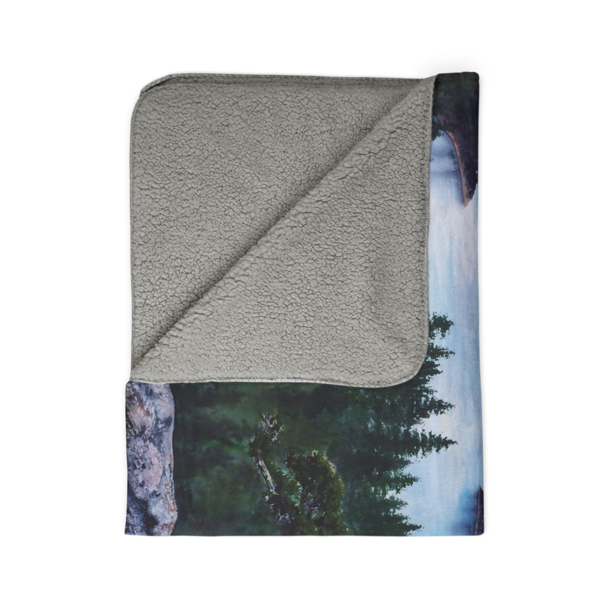 Sacred Shimmer — Sherpa Fleece Blanket