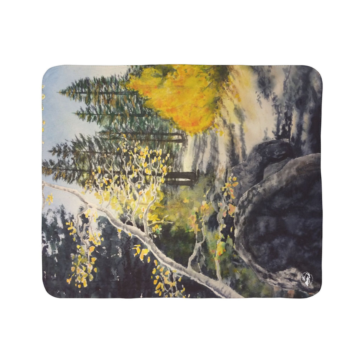 Tahoe Trail — Sherpa Fleece Blanket