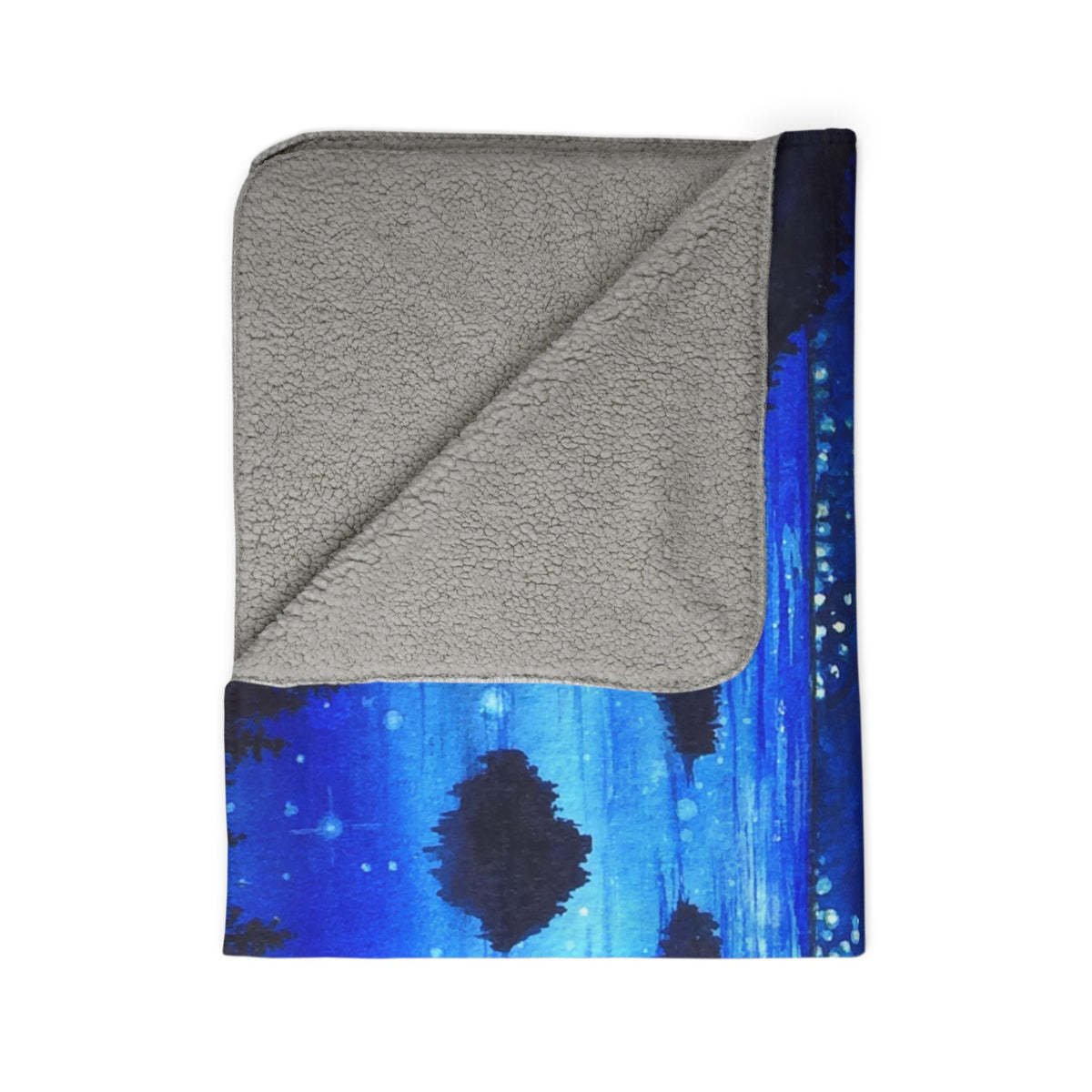 Emerald Nights — Sherpa Fleece Blanket