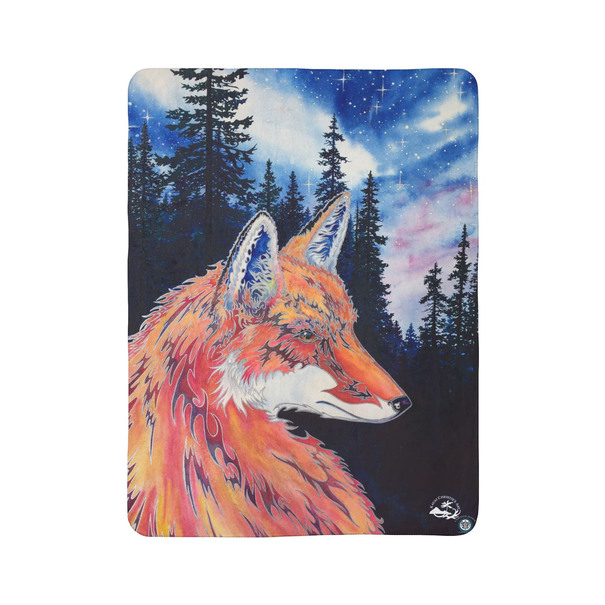 Spirit Fox — Sherpa Fleece Blanket