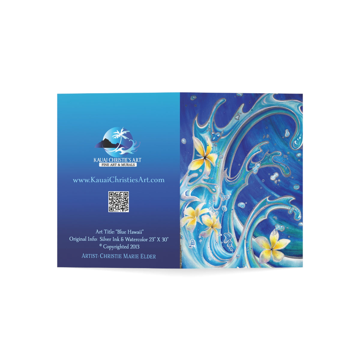 Blue Hawaii — Fine Art Greeting Cards