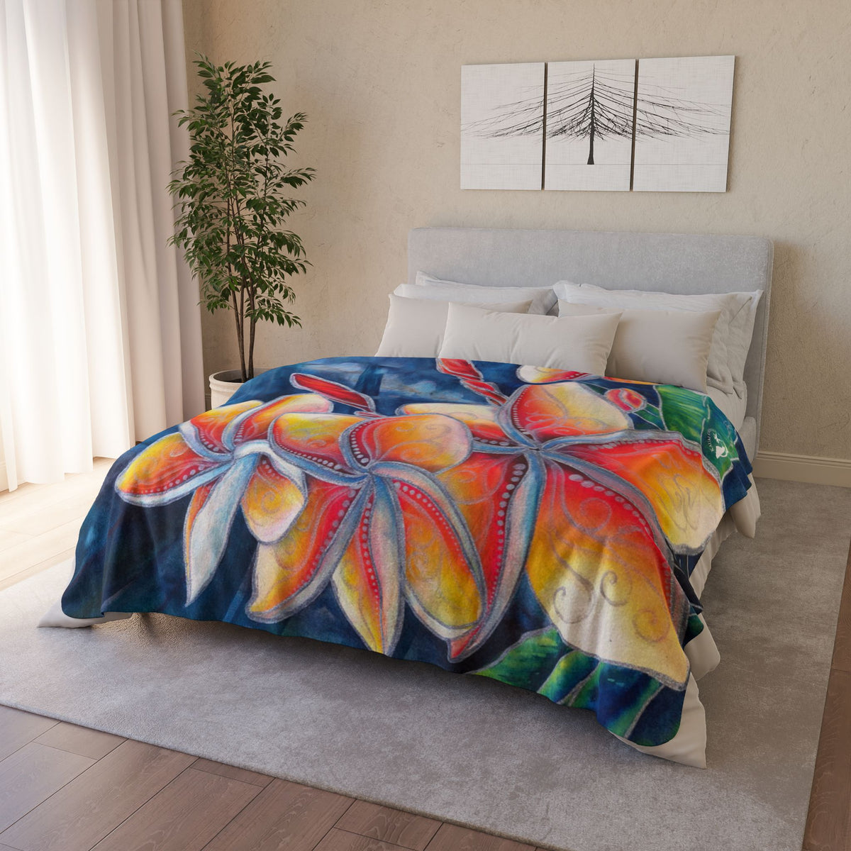 Earth Mana — Sherpa Fleece Blanket