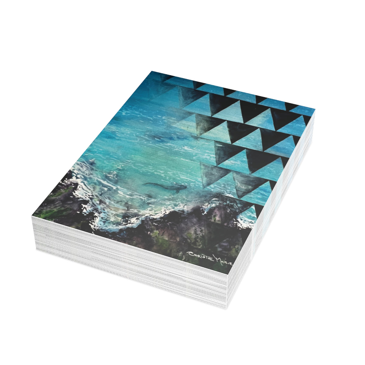 Mano Niho — Hawaiian Shark Fine Art Greeting Cards