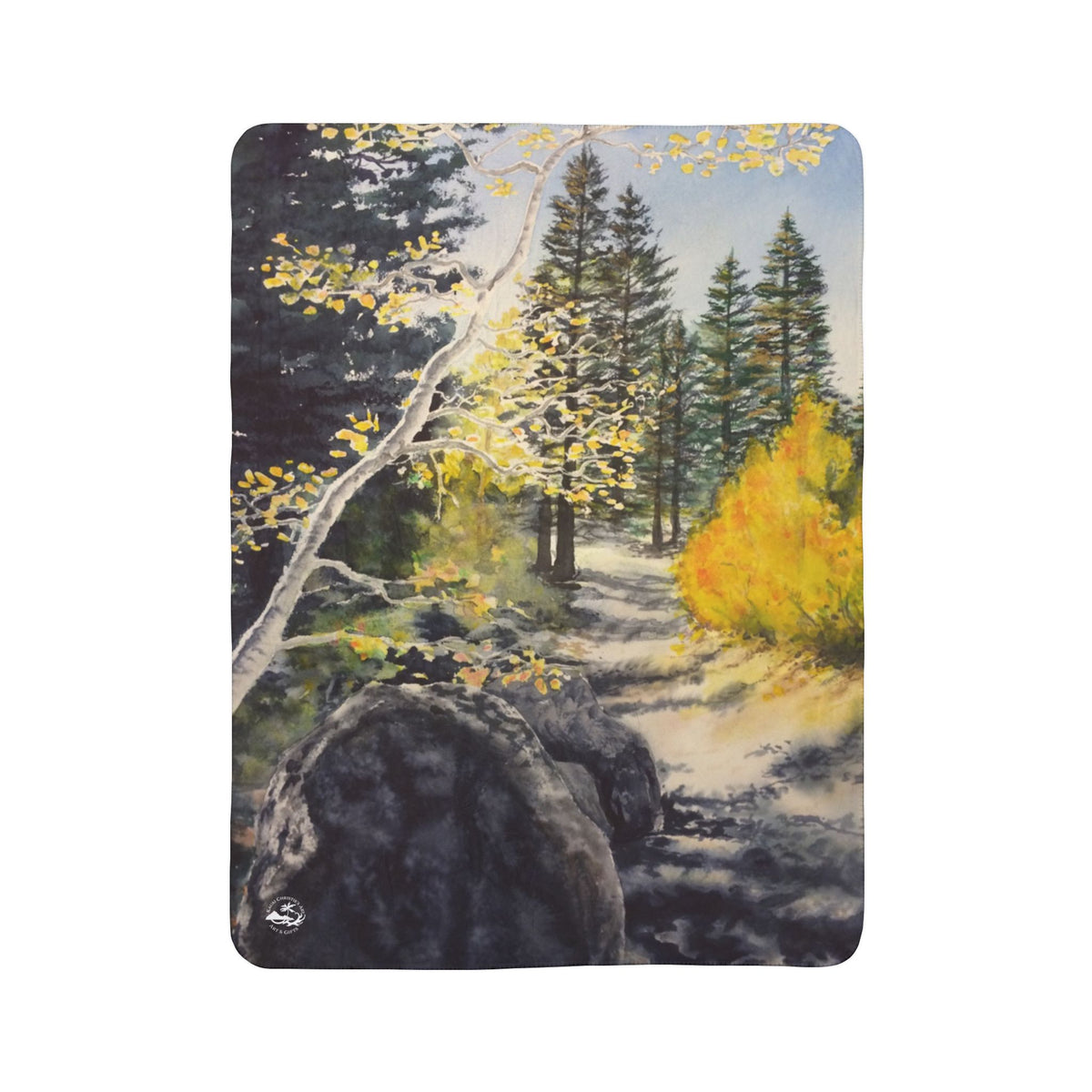 Tahoe Trail — Sherpa Fleece Blanket
