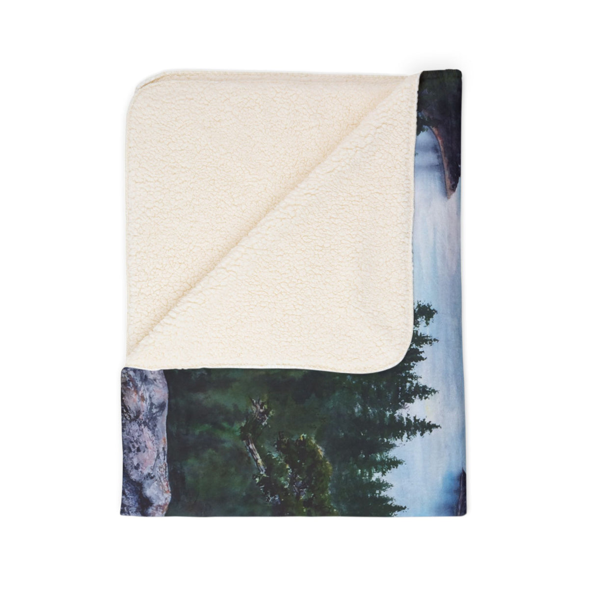 Sacred Shimmer — Sherpa Fleece Blanket