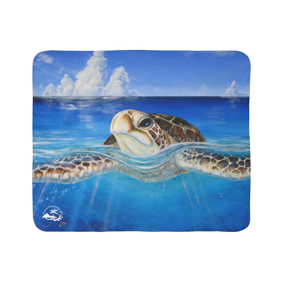 Peace of the Tropics — Sherpa Fleece Blanket