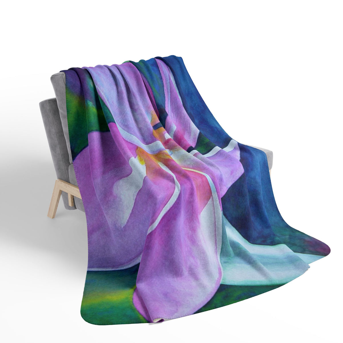Blooming — Sherpa Fleece Blanket