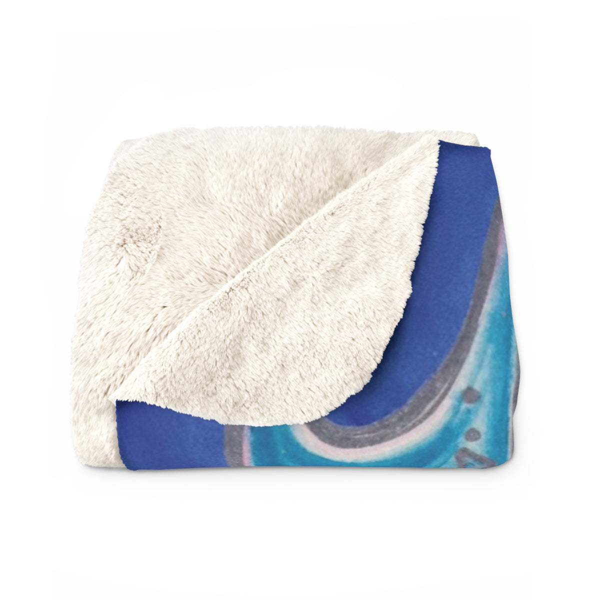Copy of Blue Hawaii — Sherpa Fleece Blanket