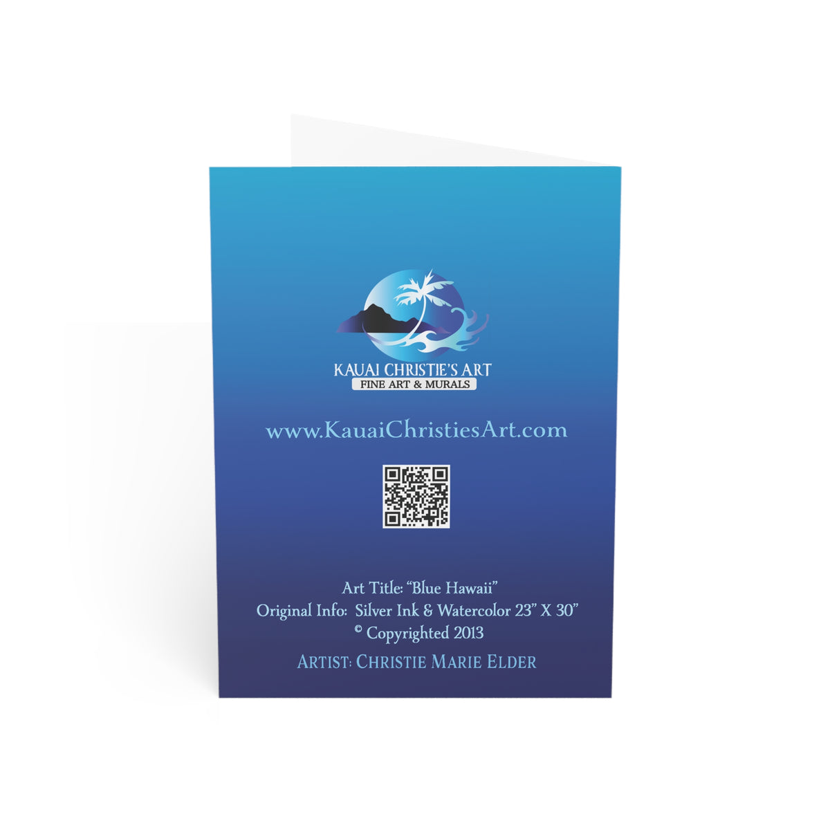 Blue Hawaii — Fine Art Greeting Cards