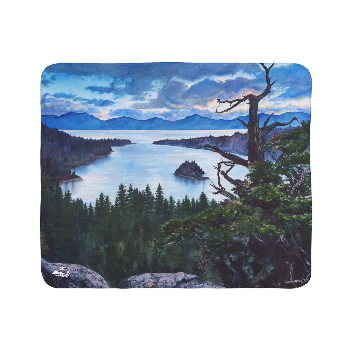 Sacred Shimmer — Sherpa Fleece Blanket