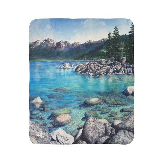 Clear Awakening — Sherpa Fleece Blanket