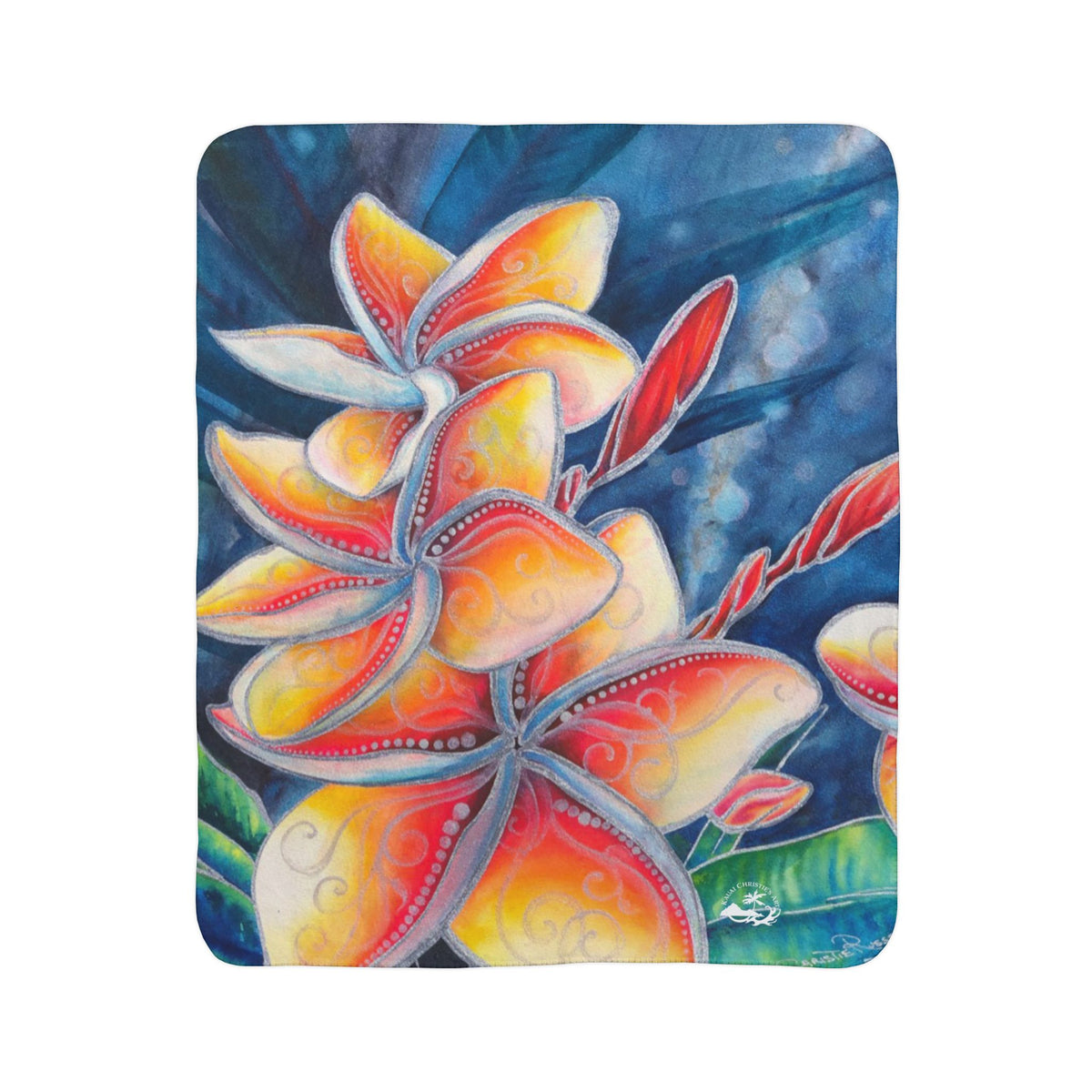 Earth Mana — Sherpa Fleece Blanket