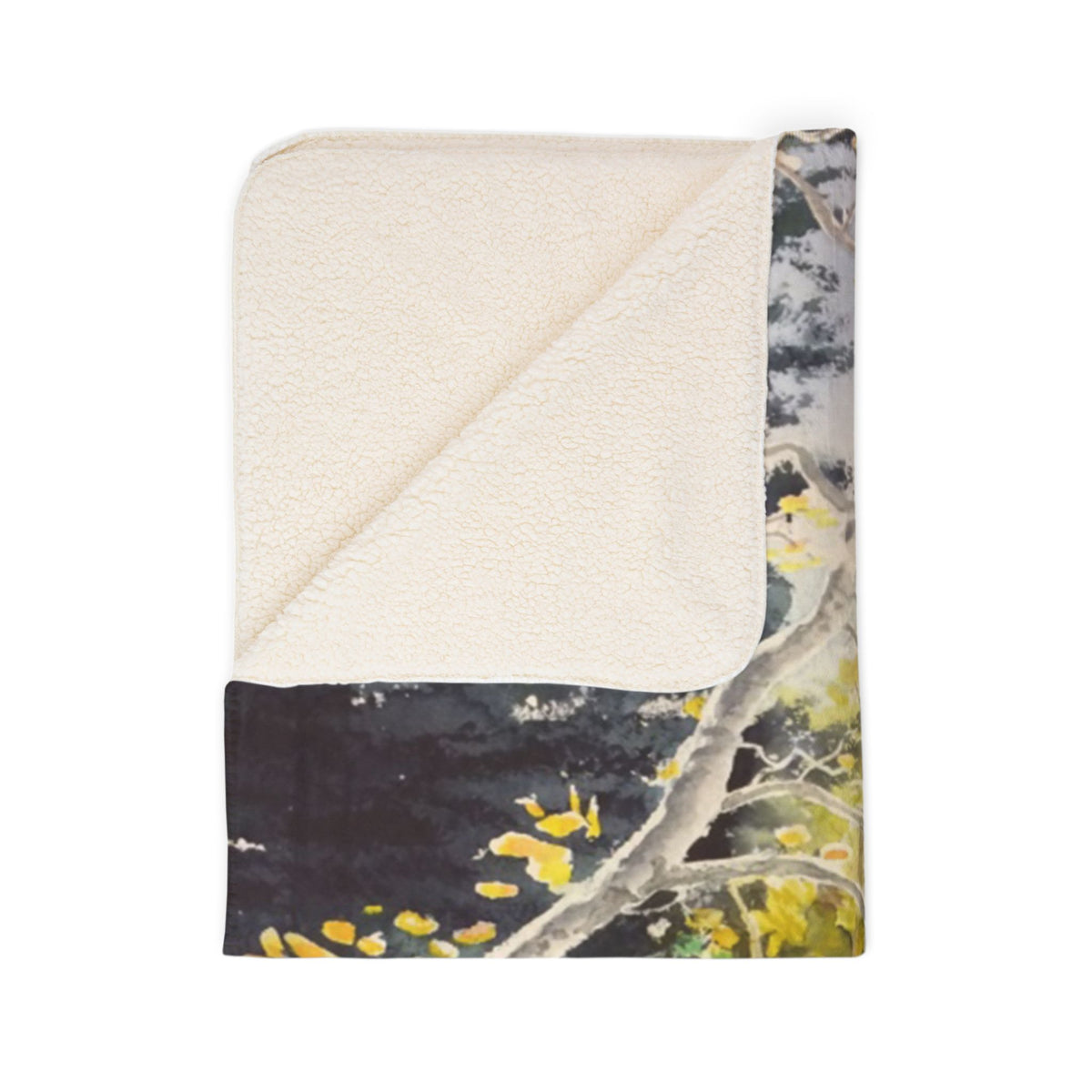 Tahoe Trail — Sherpa Fleece Blanket