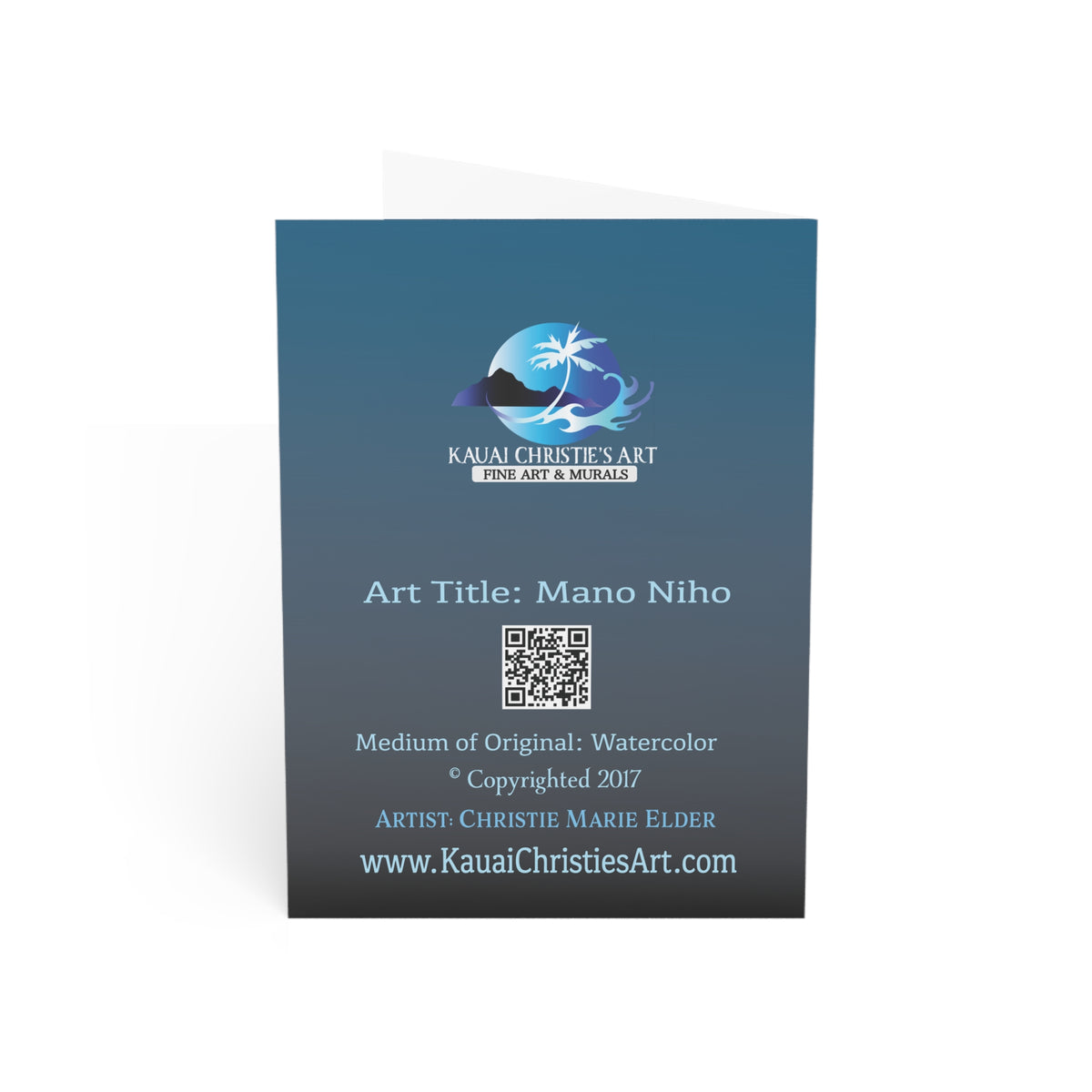 Mano Niho — Hawaiian Shark Fine Art Greeting Cards