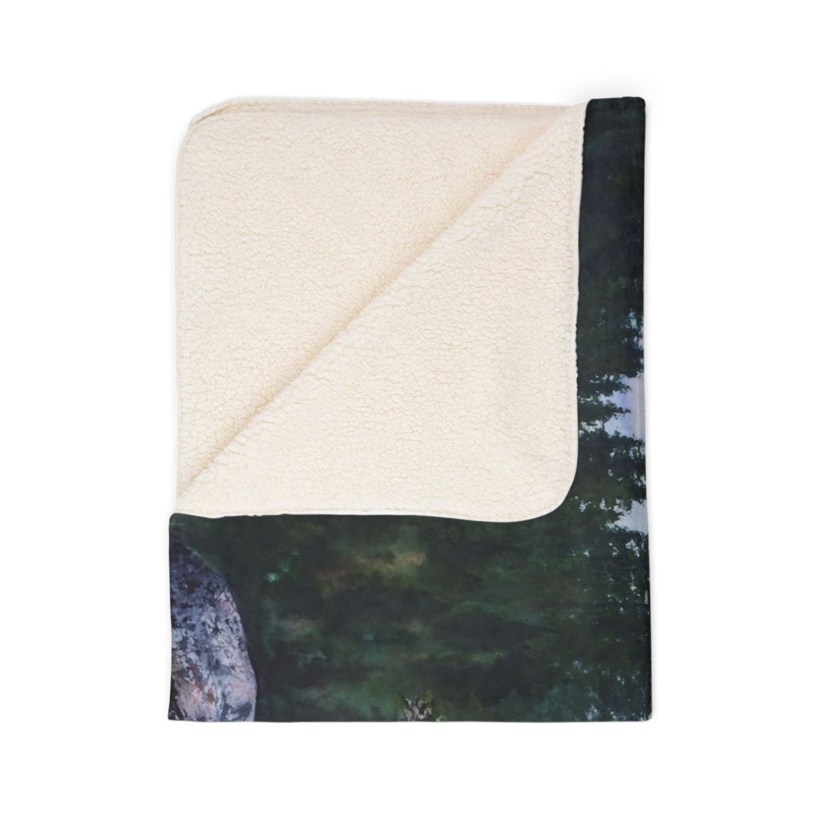 Sacred Shimmer — Sherpa Fleece Blanket
