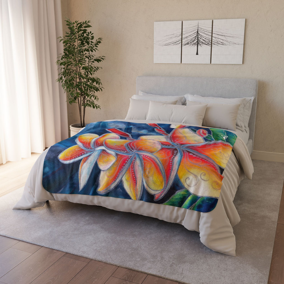 Earth Mana — Sherpa Fleece Blanket