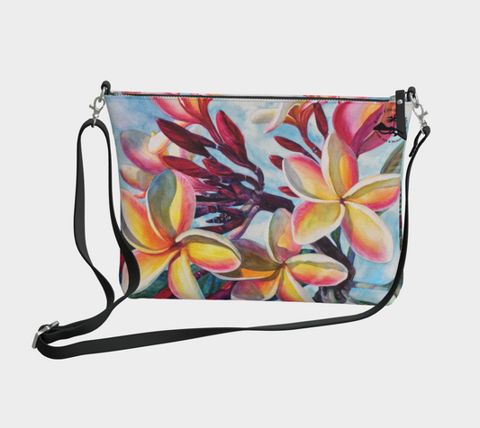 Laʻa Kea o Kekaha Plumeria Art Purse | Kaua‘i Christie’s Art