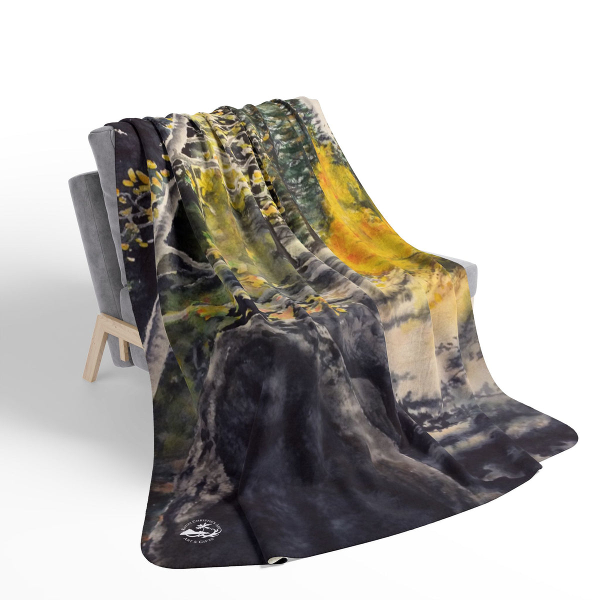 Tahoe Trail — Sherpa Fleece Blanket