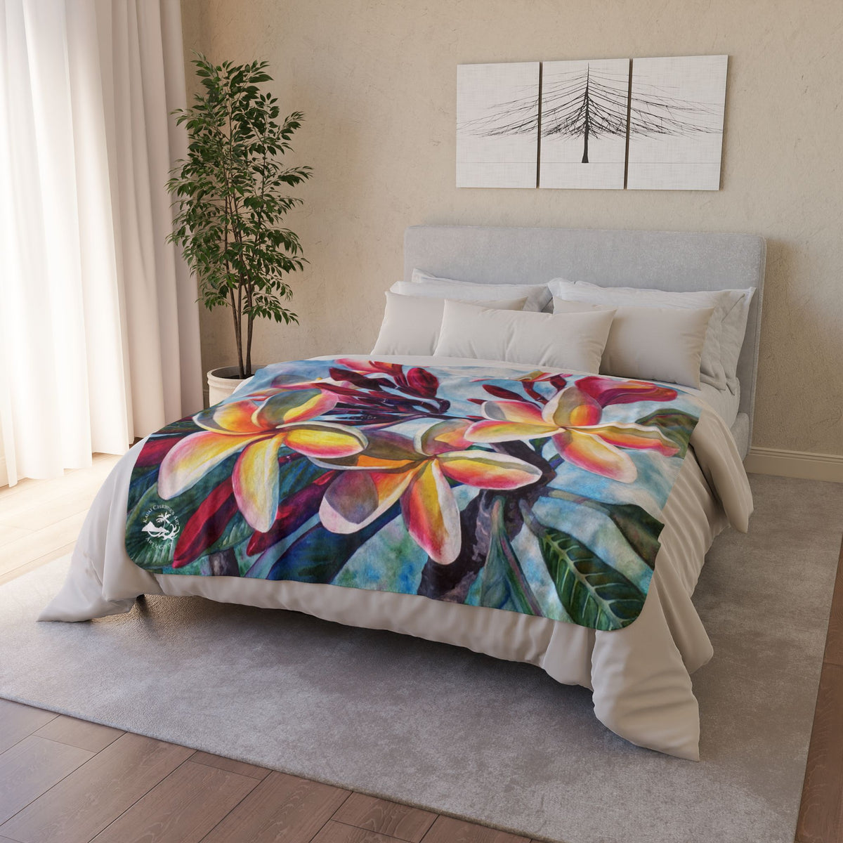 Laʻa Kea o Kekaha — Sherpa Fleece Blanket
